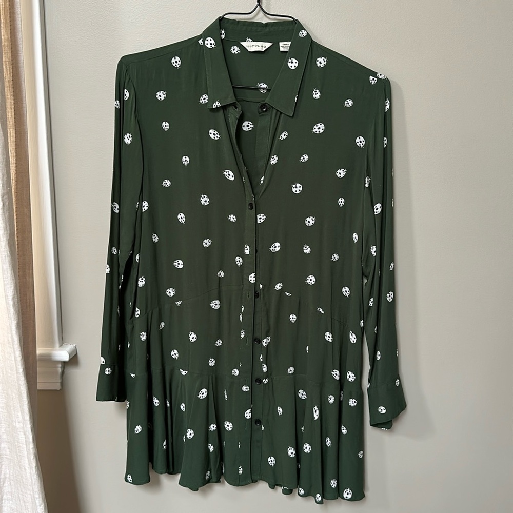 Tunic/Dress dark green